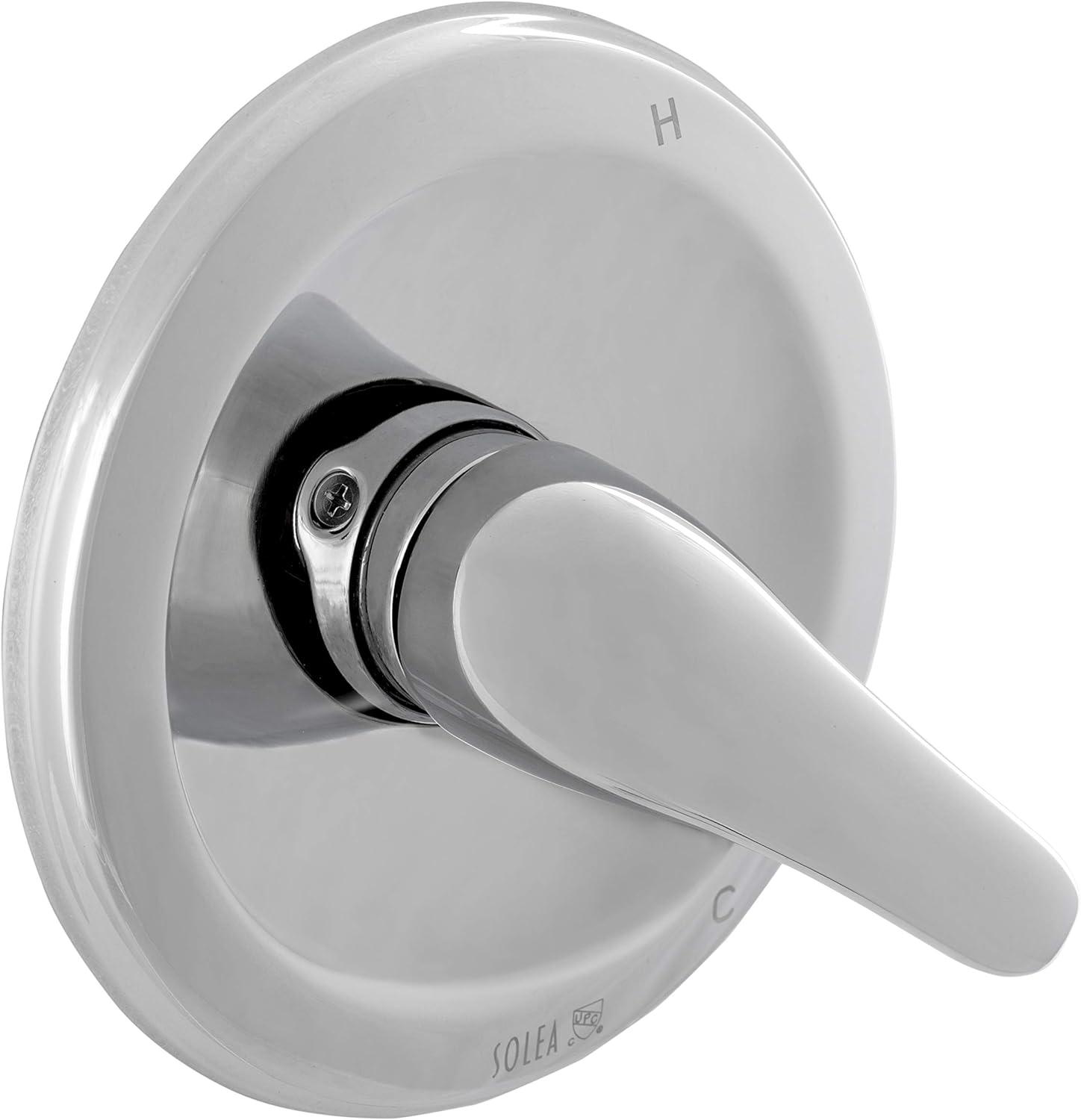 image:imageSAFAVIEH BRC3340C Solea Collection Summit Bathroom Combination Bathtub Faucet and Shower Head Set Chrome