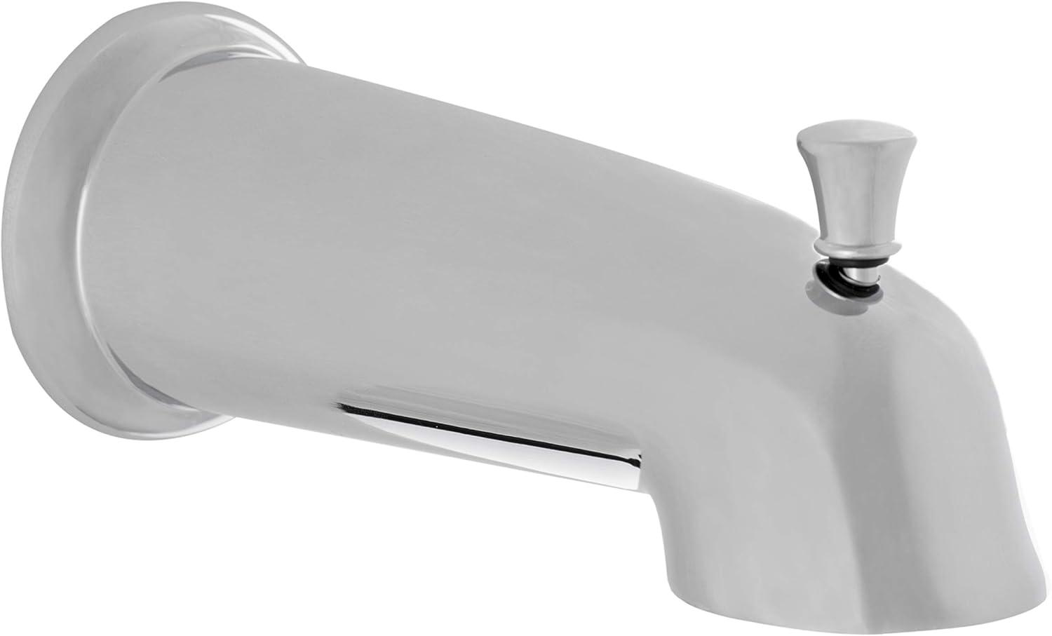 image:imageSAFAVIEH BRC3341C Solea Collection Evoke Bathroom Combination Bathtub Faucet and Shower Head Set Chrome