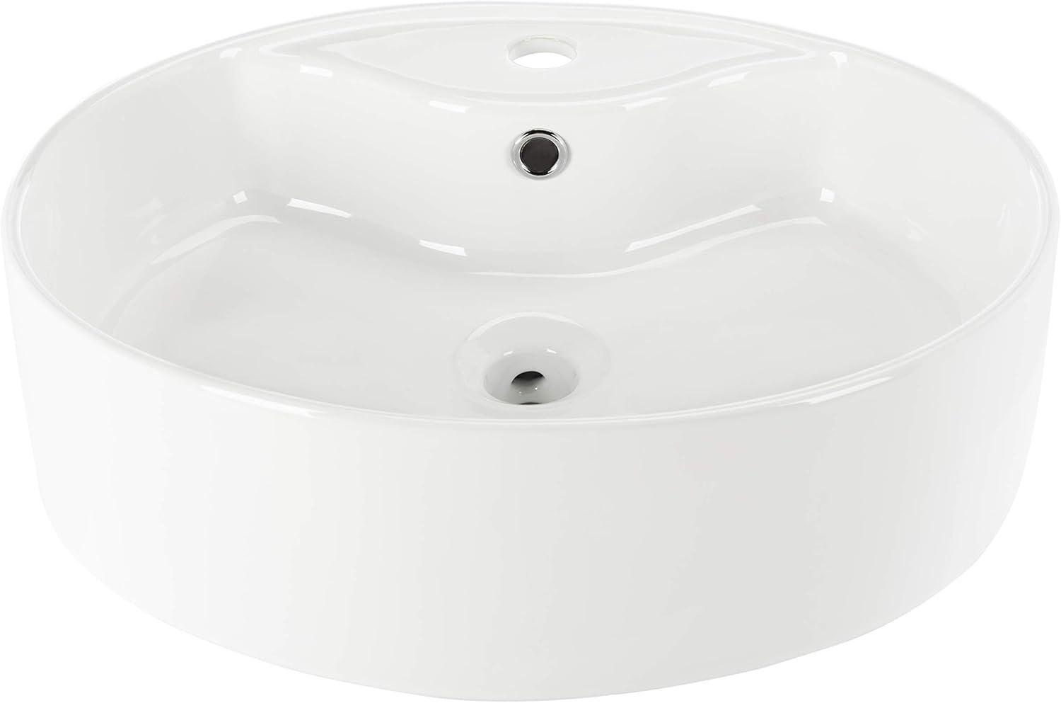 image:imageSAFAVIEH BSK5401A Solea Collection Brook Bathroom Basin Sink White