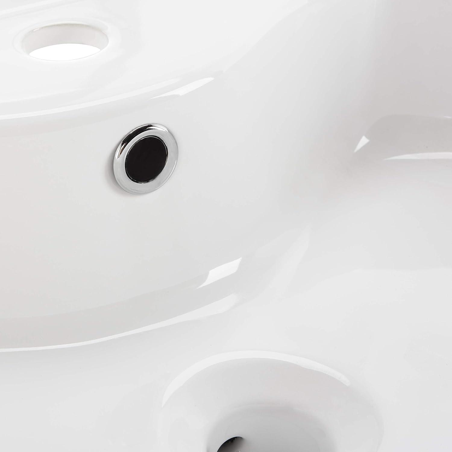 image:imageSAFAVIEH BSK5401A Solea Collection Brook Bathroom Basin Sink White
