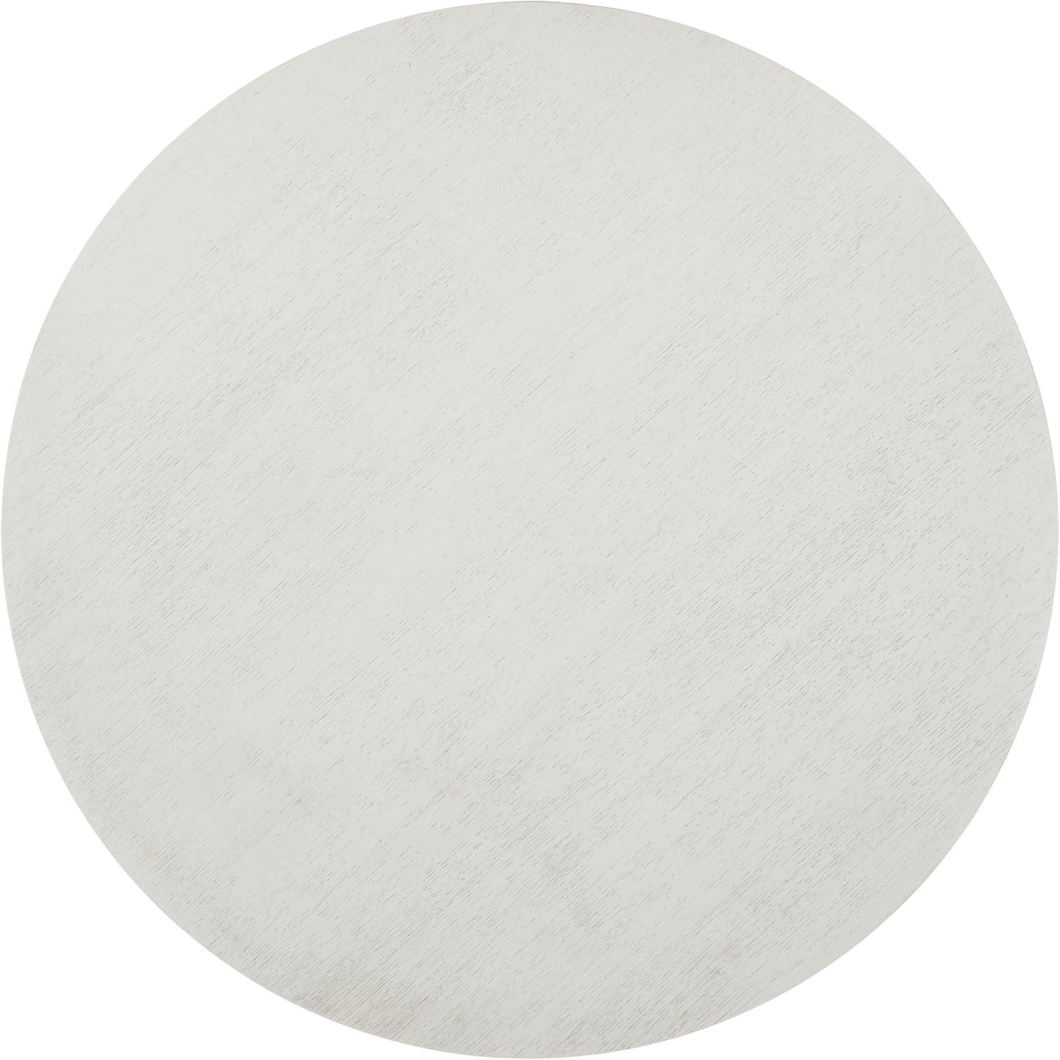 image:imageSAFAVIEH Couture Collection Carolee Black 46Inch Round Dining Table Farmhouse Dining Table for Kitchen or Dining Room Seats Up to 4 SFV2134BWhite Washed