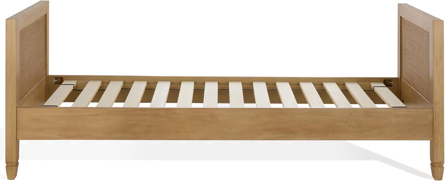 image:imageSAFAVIEH Couture Collection Libbie Natural Cane amp Wood Daybed Twin Daybed with Slats Modern Transitional Design SFV7721ANatural