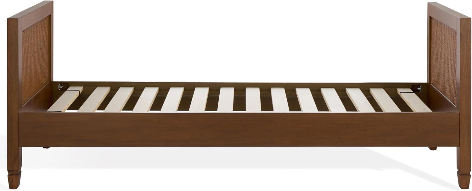 image:imageSAFAVIEH Couture Collection Libbie Natural Cane amp Wood Daybed Twin Daybed with Slats Modern Transitional Design SFV7721AWalnut