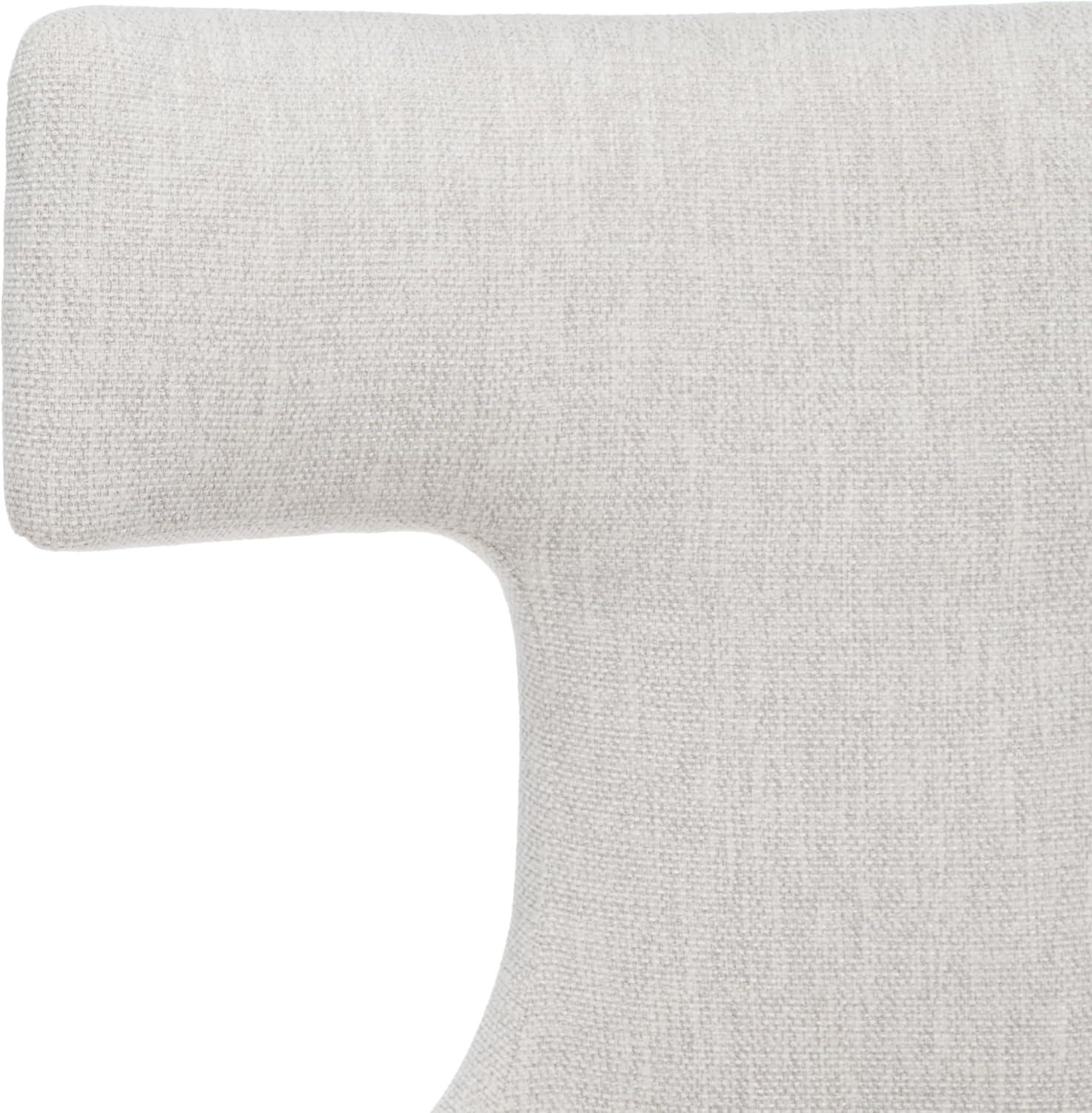 image:imageSAFAVIEH Couture Collection Krisalyn MidCentury Modern Taupe Linen Dining Chair Fully Assembled