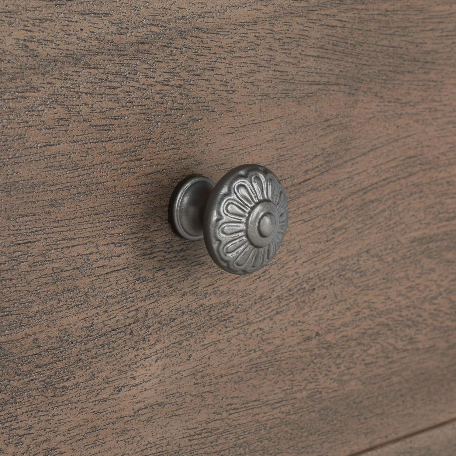 image:imageSAFAVIEH Couture Home Collection Allisyn Brown 3Drawer Wood Nightstand Table Fully AssembledLight Brown