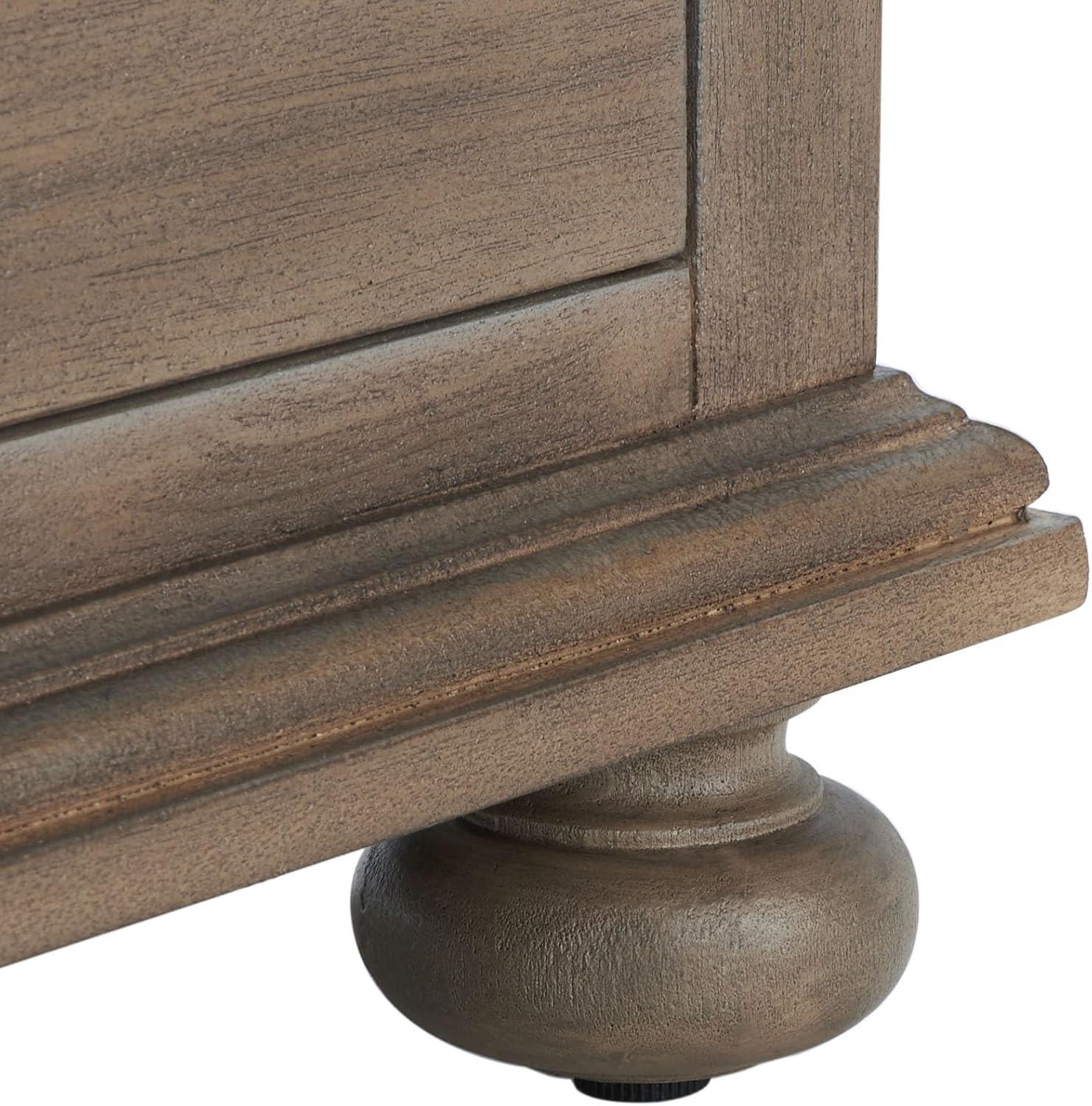 image:imageSAFAVIEH Couture Home Collection Allisyn Brown 3Drawer Wood Nightstand Table Fully AssembledLight Brown