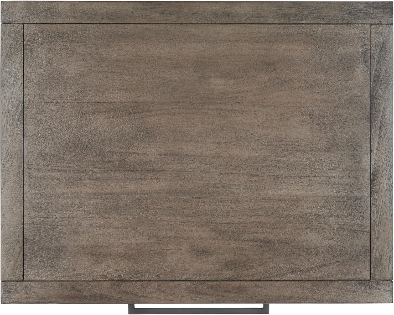 image:imageSAFAVIEH Couture Home Collection Ariella Light Grey 1Drawer 1Shelf Wood Nightstand Table Fully AssembledLight Brown