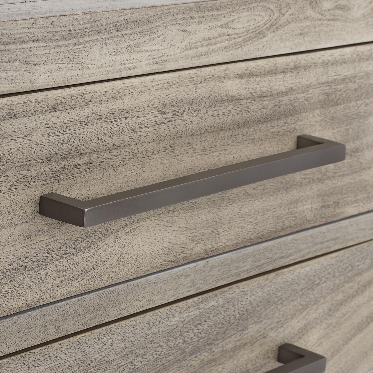 image:imageSAFAVIEH Couture Home Collection Ariella Light Grey 3Drawer Wood Nightstand Table Fully AssembledLight Grey