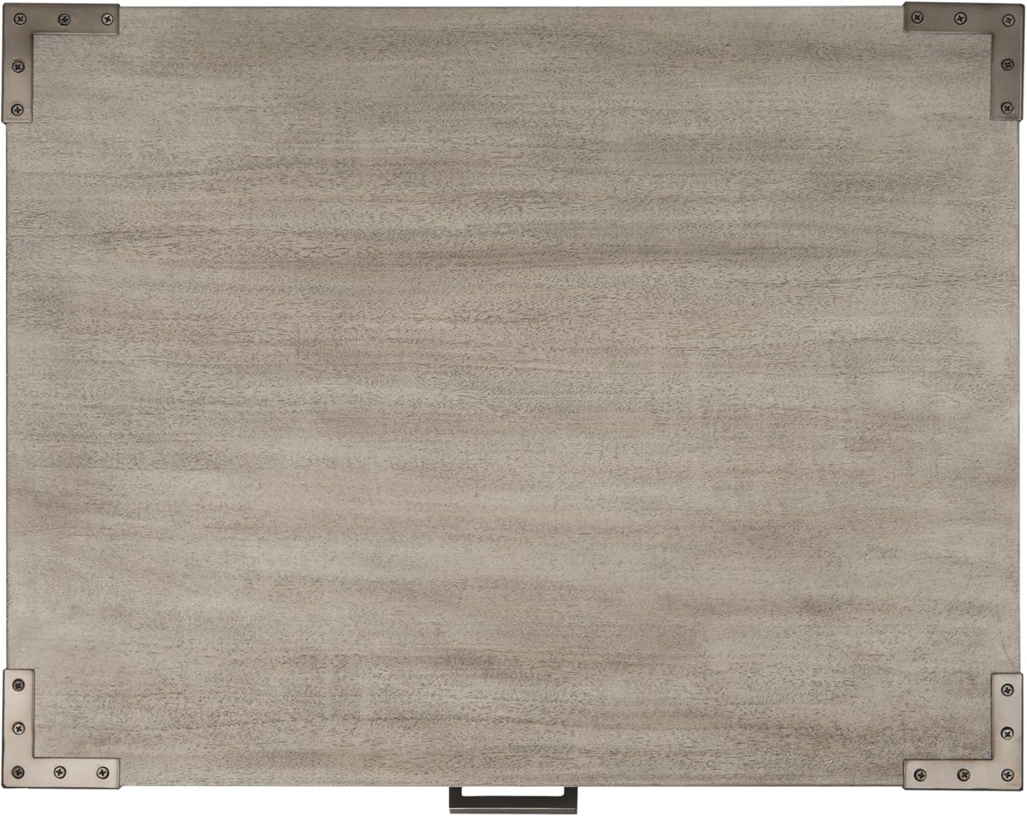 image:imageSAFAVIEH Couture Home Collection Nisha Light Grey 3Drawer Wood Nightstand Table Fully AssembledLight Grey