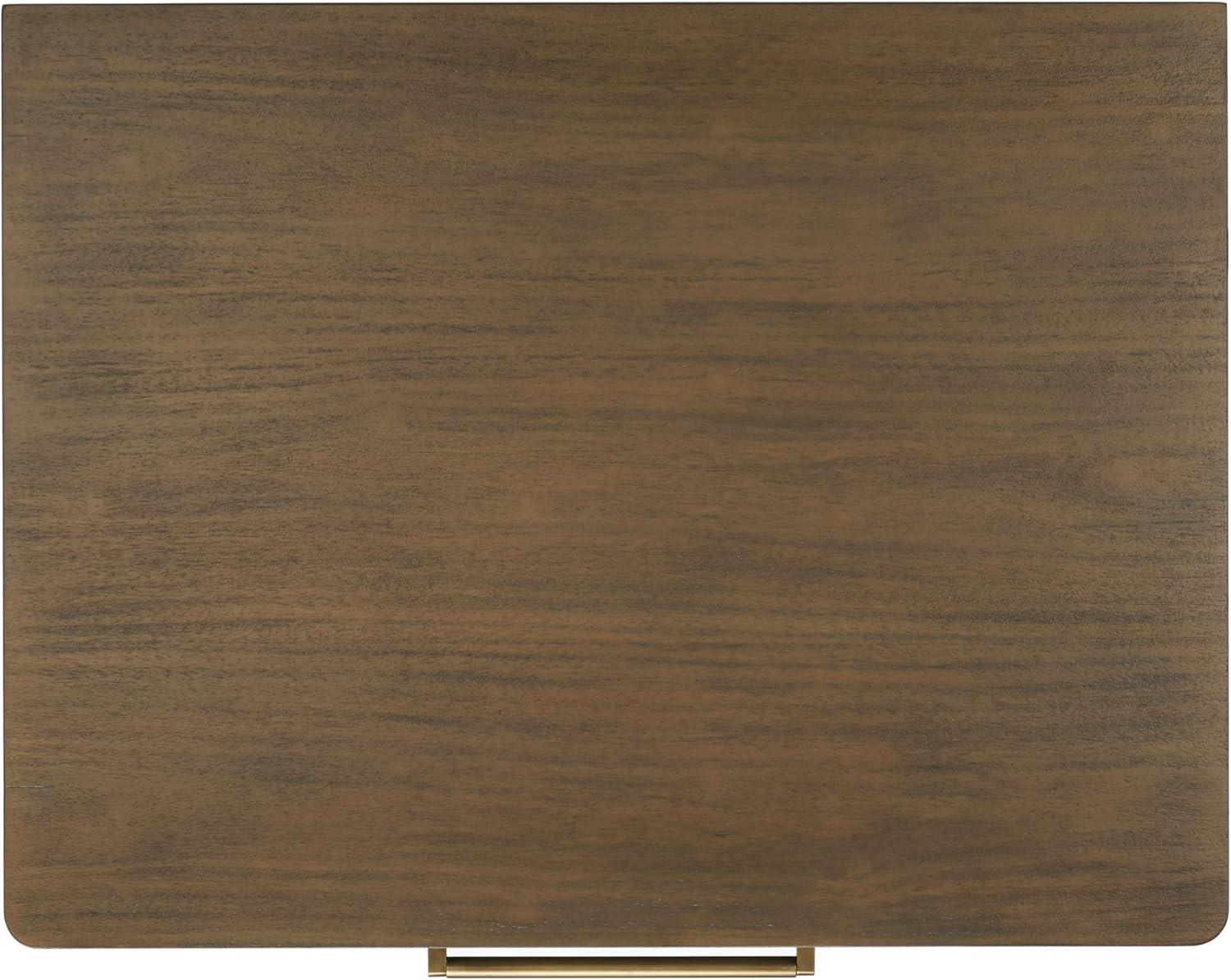 image:imageSAFAVIEH Couture Home Collection Rosey Light Grey 3Drawer Wood Nightstand Table Fully AssembledBrown