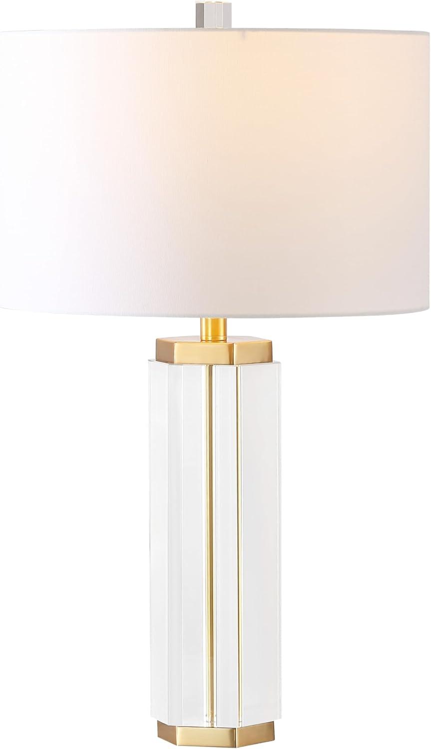 image:imageSAFAVIEH Couture Lighting Collection Roshan Crystal 28inch Bedroom Living Room Home Office Desk Nightstand Table Lamp LED Bulb Included