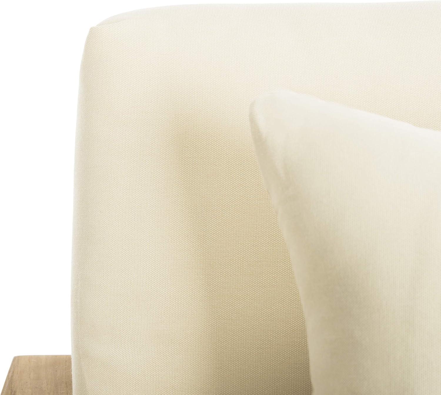 image:imageSAFAVIEH Couture Montford Brazilian Teak IndoorOutdoor Arm ChairBeige