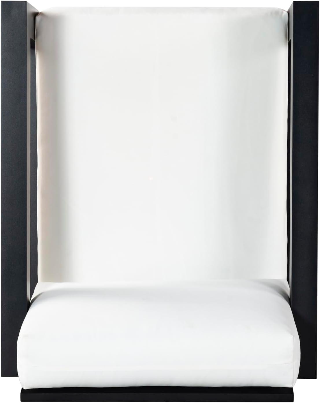image:imageSAFAVIEH Couture Montford Brazilian Teak IndoorOutdoor Arm ChairNavy