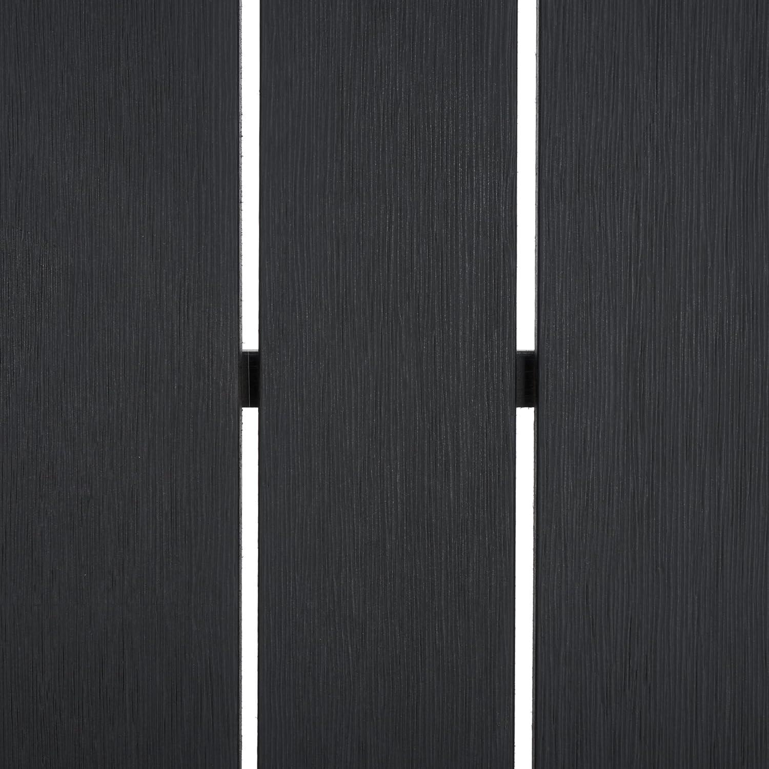 image:imageSAFAVIEH Couture Patio Martinique Natural Wood Outdoor Coffee TableBlack