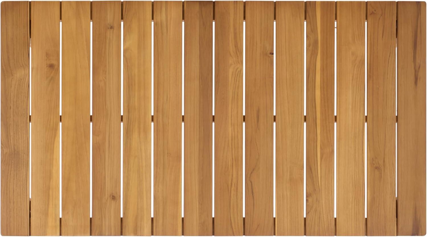 image:imageSAFAVIEH Couture Patio Martinique Natural Wood Outdoor Coffee TableNatural Teak