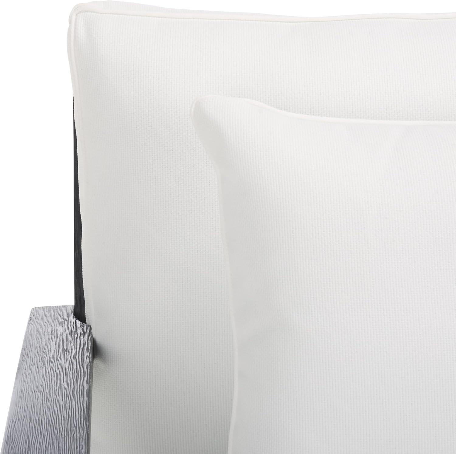 image:imageSAFAVIEH Couture Patio Martinique Natural and White Wood Outdoor Loveseat NaturalWhiteBlackWhite