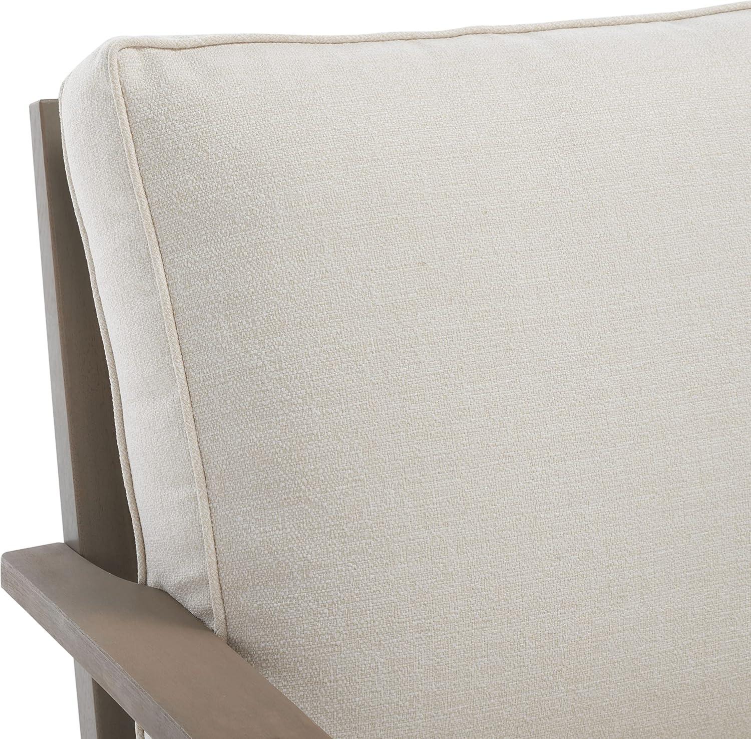 image:imageSAFAVIEH Couture Patio Martinique Natural and White Wood Outdoor Loveseat NaturalWhiteLight GreyBeige