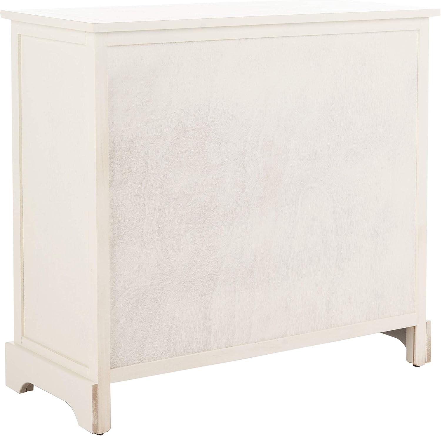 image:imageSAFAVIEH Home Collection Herman White Wash 6Drawer Wicker Basket Storage Unit Fully Assembled AMH5702GDistressed Cream