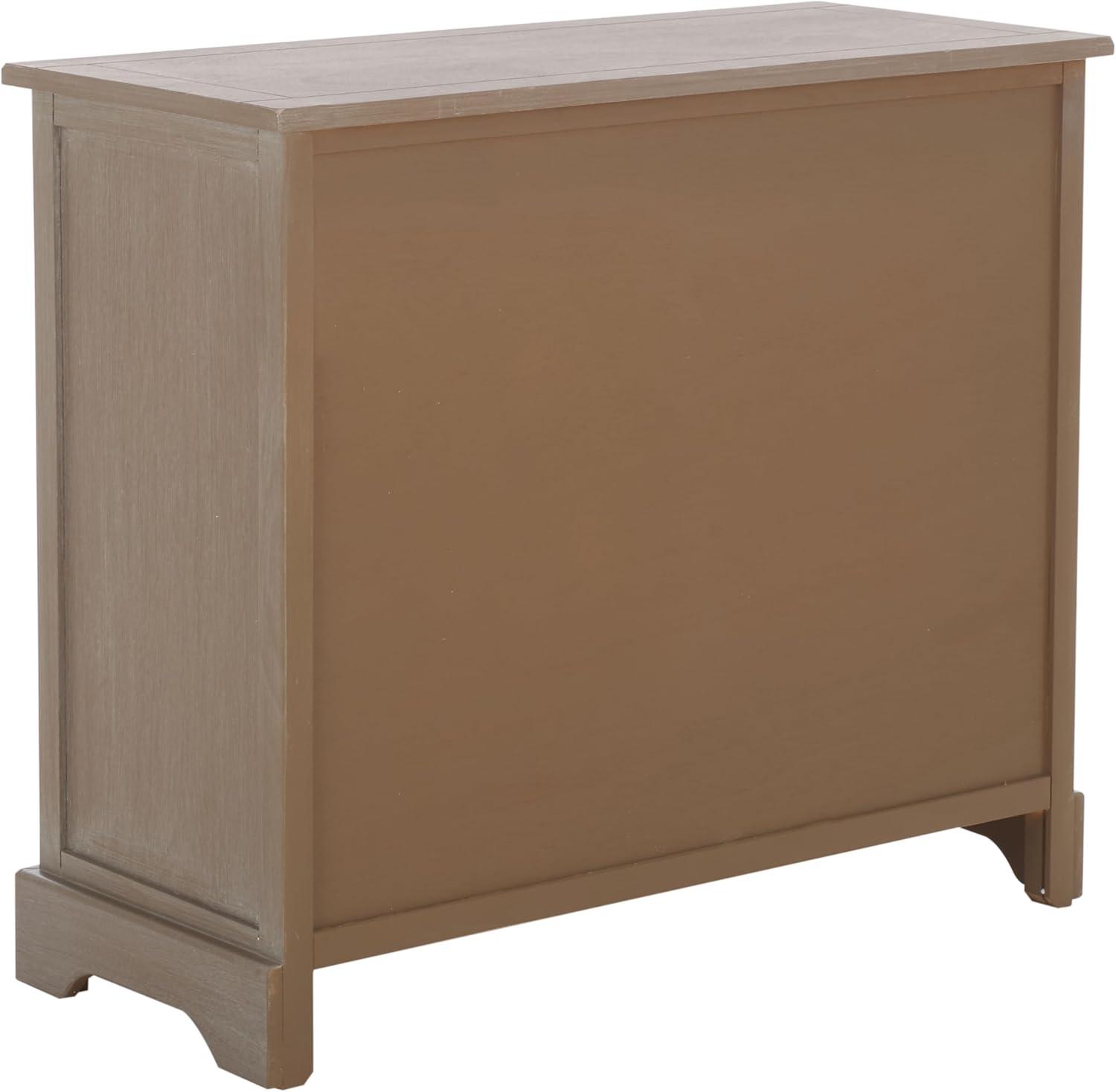 image:imageSAFAVIEH Home Collection Herman White Wash 6Drawer Wicker Basket Storage Unit Fully Assembled AMH5702GWhite Washed