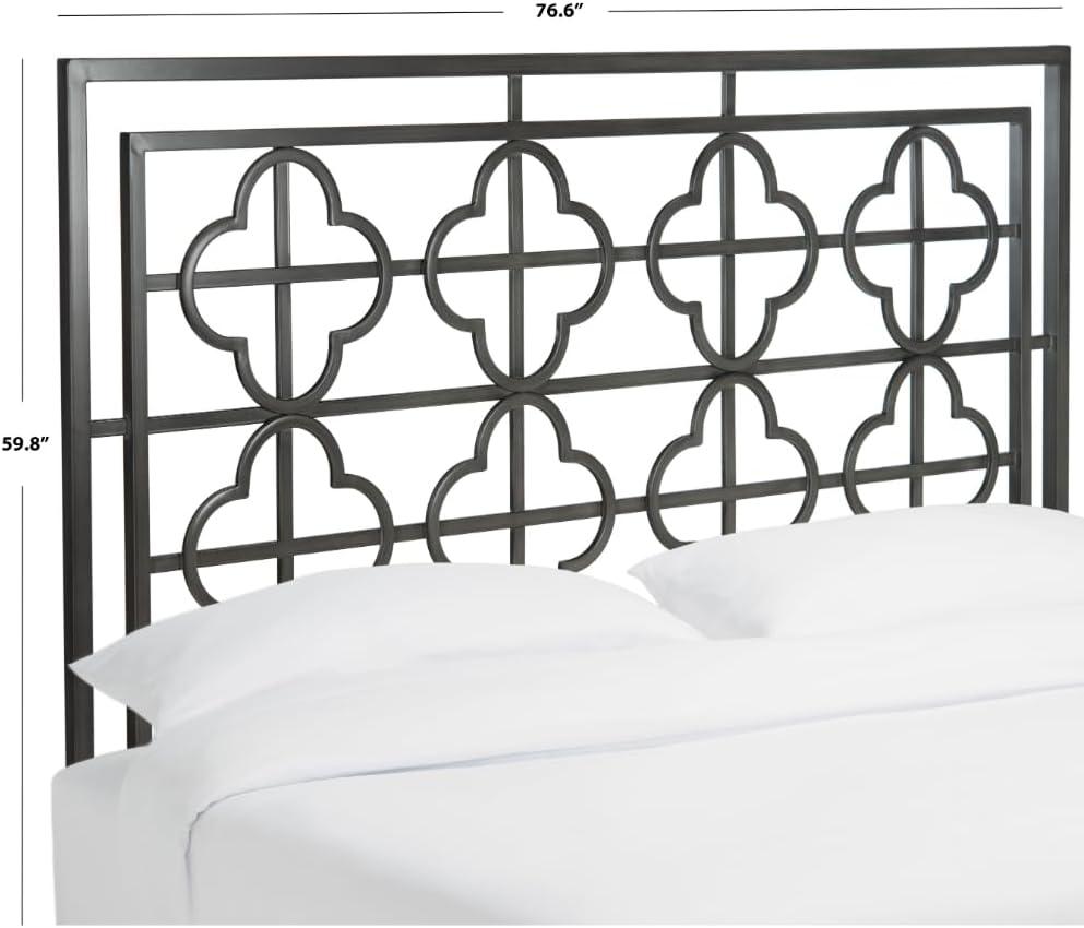 image:imageSAFAVIEH Home Collection Lucina Gunmetal Headboard QueenAntique Iron