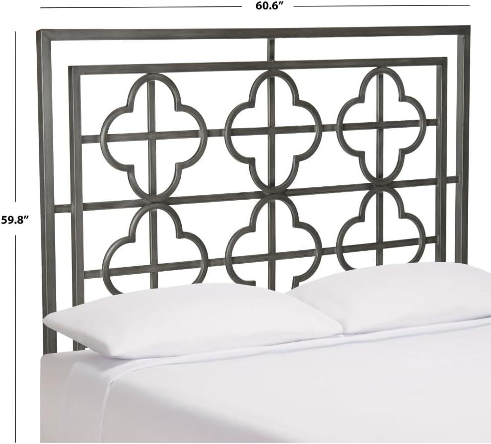 image:imageSAFAVIEH Home Collection Lucina Gunmetal Headboard QueenAntique Iron