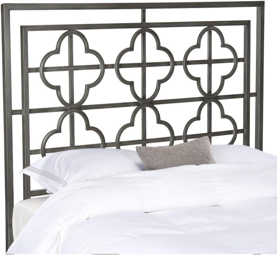image:imageSAFAVIEH Home Collection Lucina Gunmetal Headboard QueenAntique Iron