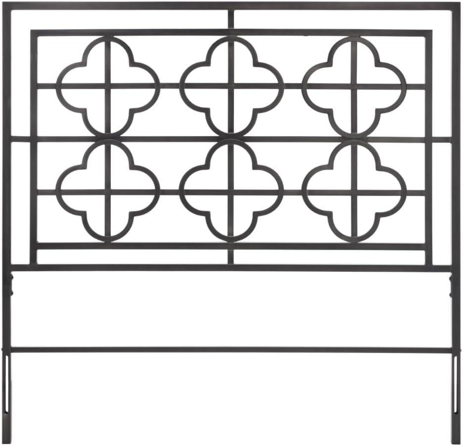 image:imageSAFAVIEH Home Collection Lucina Gunmetal Headboard QueenAntique Iron