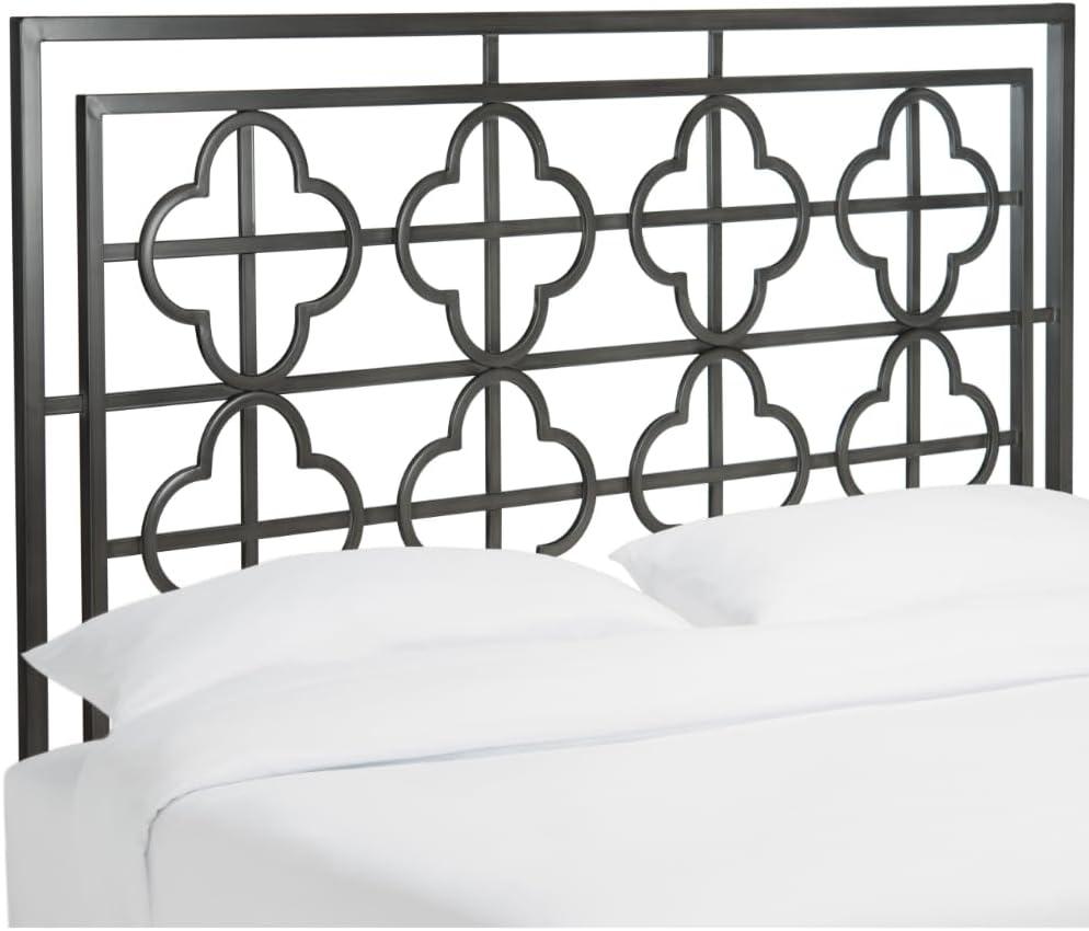 image:imageSAFAVIEH Home Collection Lucina Gunmetal Headboard QueenAntique Iron
