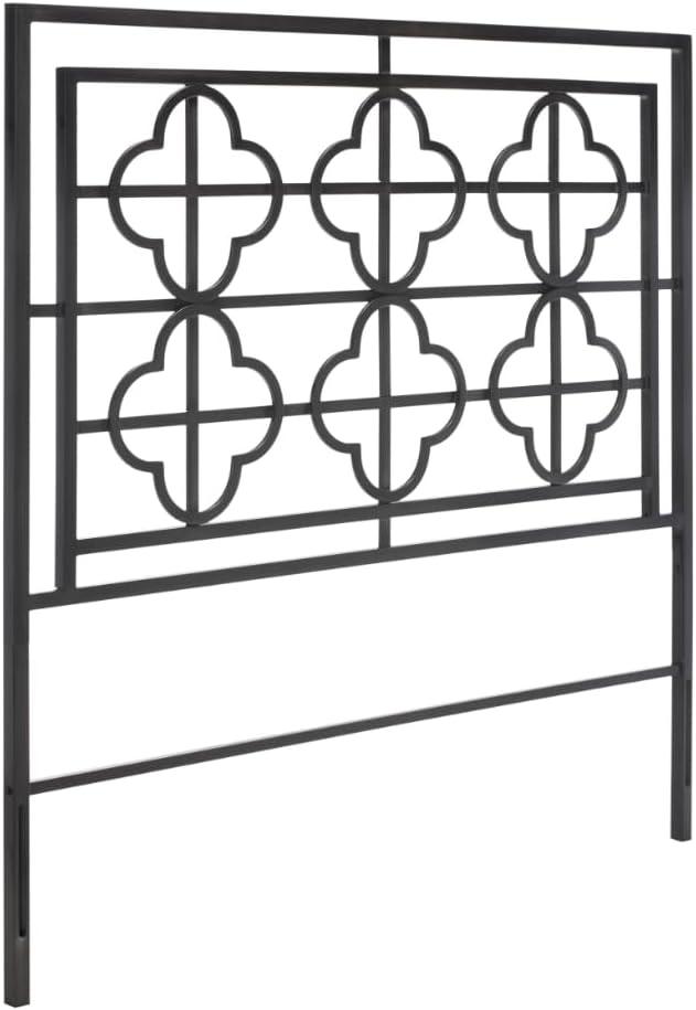 image:imageSAFAVIEH Home Collection Lucina Gunmetal Headboard QueenAntique Iron