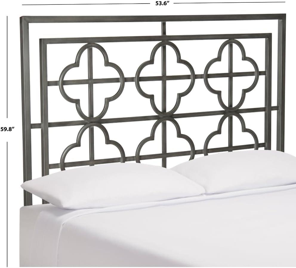 image:imageSAFAVIEH Home Collection Lucina Gunmetal Headboard QueenAntique Iron