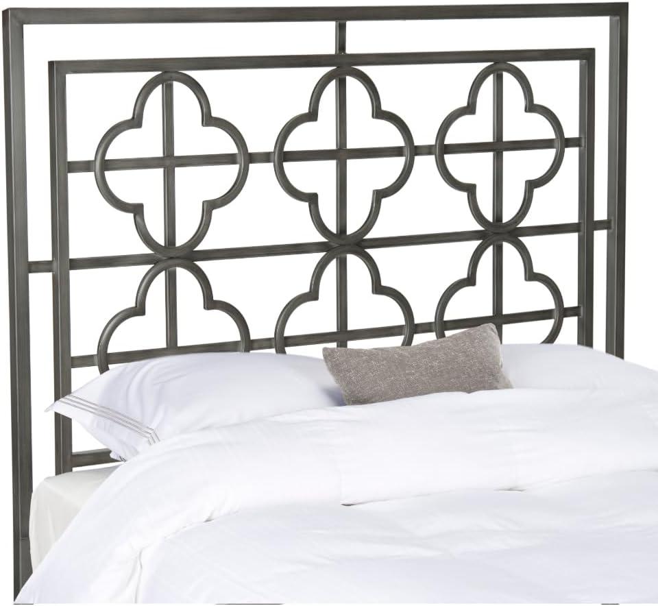 image:imageSAFAVIEH Home Collection Lucina Gunmetal Headboard QueenAntique Iron