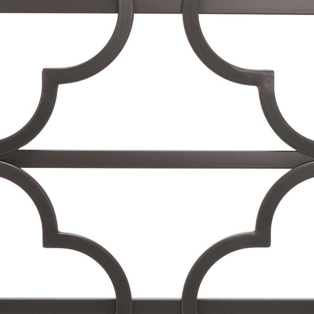 image:imageSAFAVIEH Home Collection Lucina Gunmetal Headboard QueenGunmetal