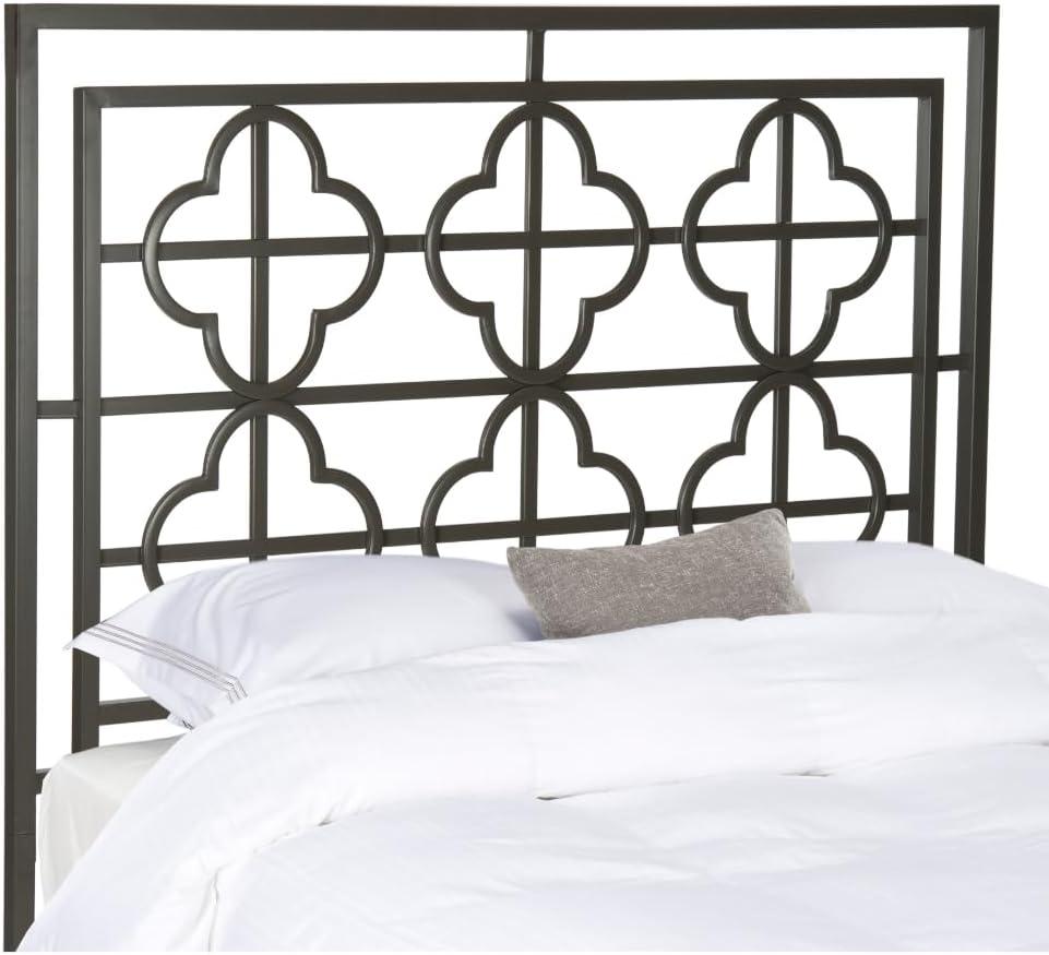 image:imageSAFAVIEH Home Collection Lucina Gunmetal Headboard QueenGunmetal