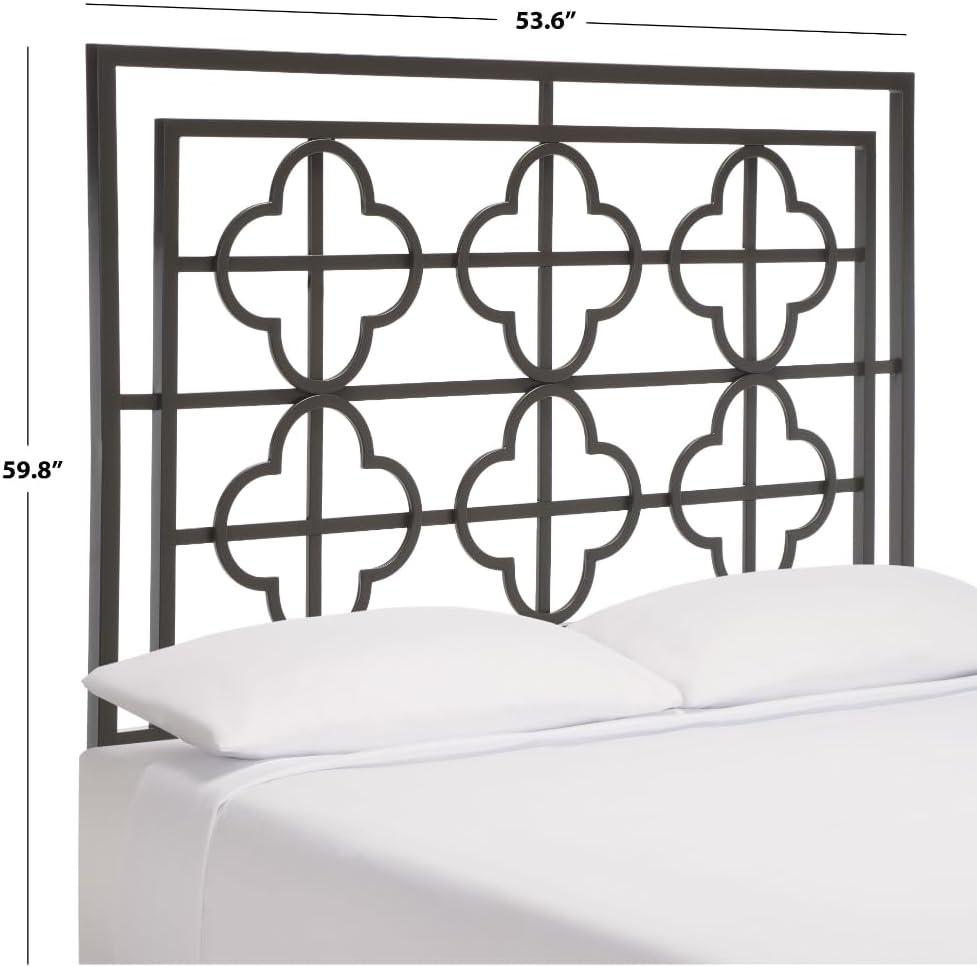 image:imageSAFAVIEH Home Collection Lucina Gunmetal Headboard QueenGunmetal