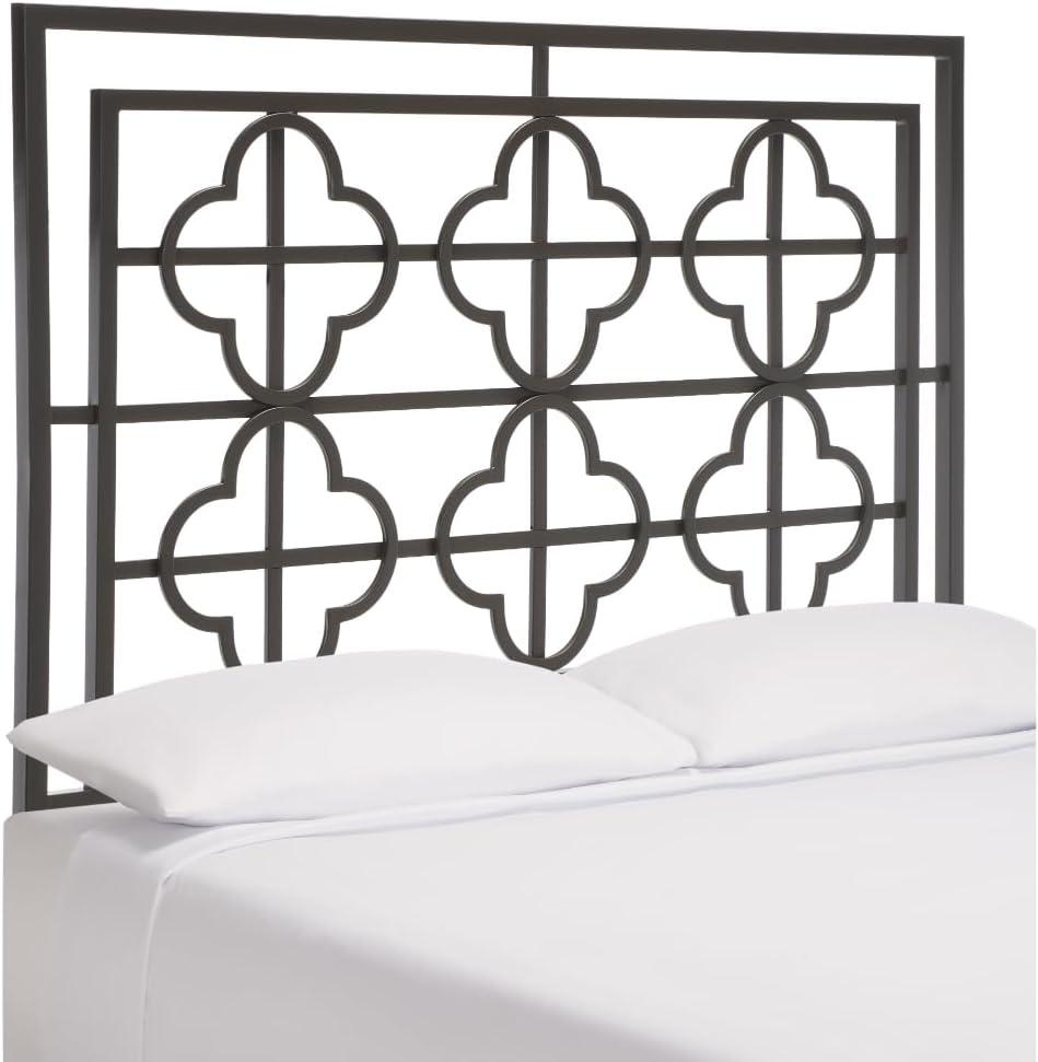 image:imageSAFAVIEH Home Collection Lucina Gunmetal Headboard QueenGunmetal