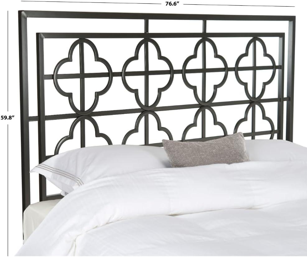 image:imageSAFAVIEH Home Collection Lucina Gunmetal Headboard QueenGunmetal