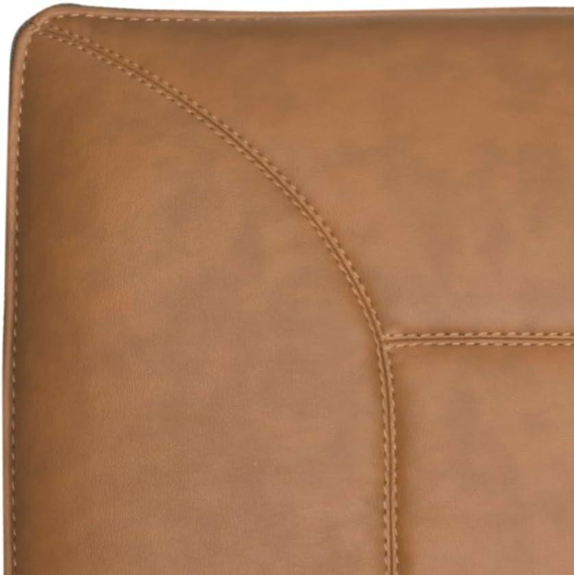 image:imageSAFAVIEH Home Johannes MidCentury Camel Brown Arm Chair 0Camel