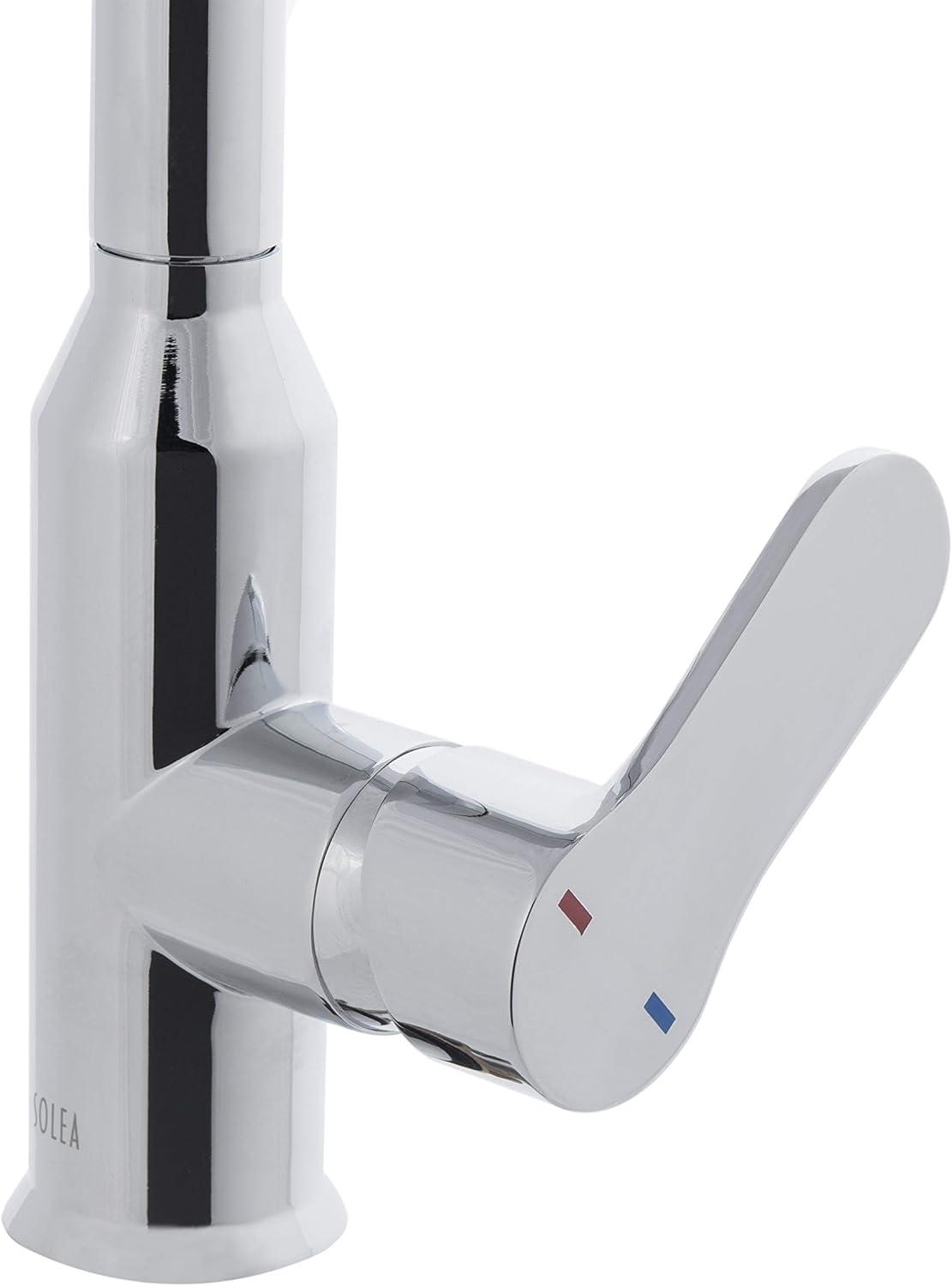 image:imageSAFAVIEH KCF2560C Solea Collection Euphoria Kitchen Faucet Chrome