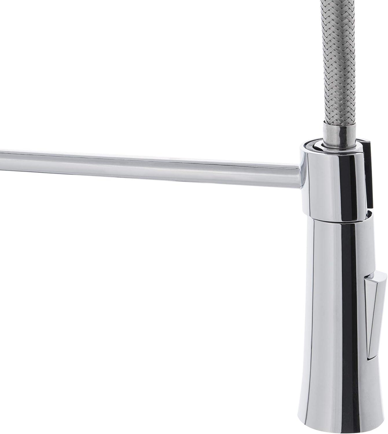 image:imageSAFAVIEH KCF2560C Solea Collection Euphoria Kitchen Faucet Chrome
