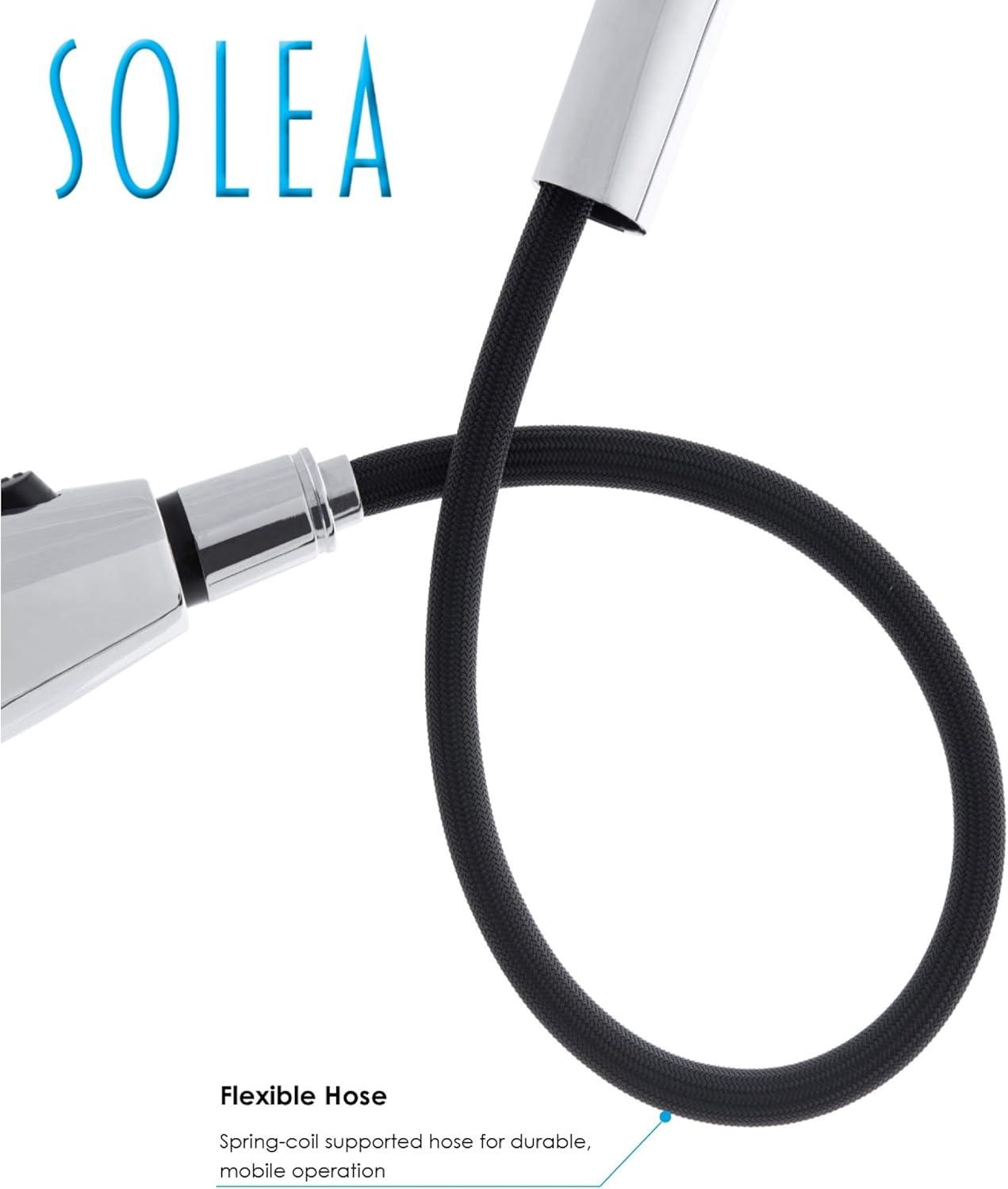 image:imageSAFAVIEH KCF2566C Solea Collection Prosper Kitchen Faucet Chrome