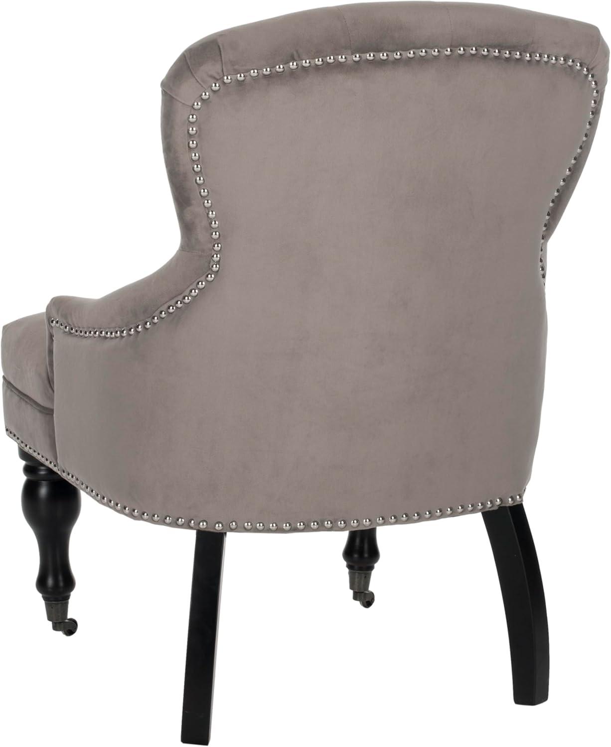 image:imageSAFAVIEH Mercer Collection Robert Light Brown Linen Club ChairMushroom
