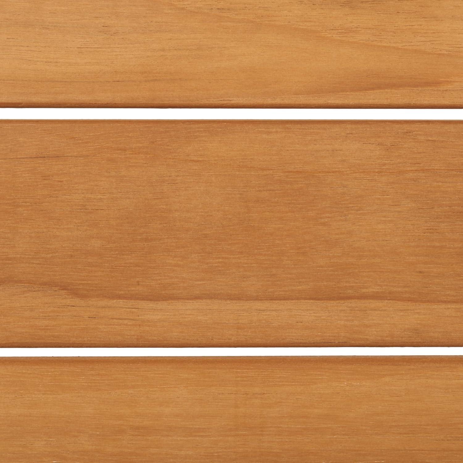 image:imageSAFAVIEH Outdoor Couture Collection Kauai Natural Solid Wood Teak Rectangular Coffee Table CPT1042A