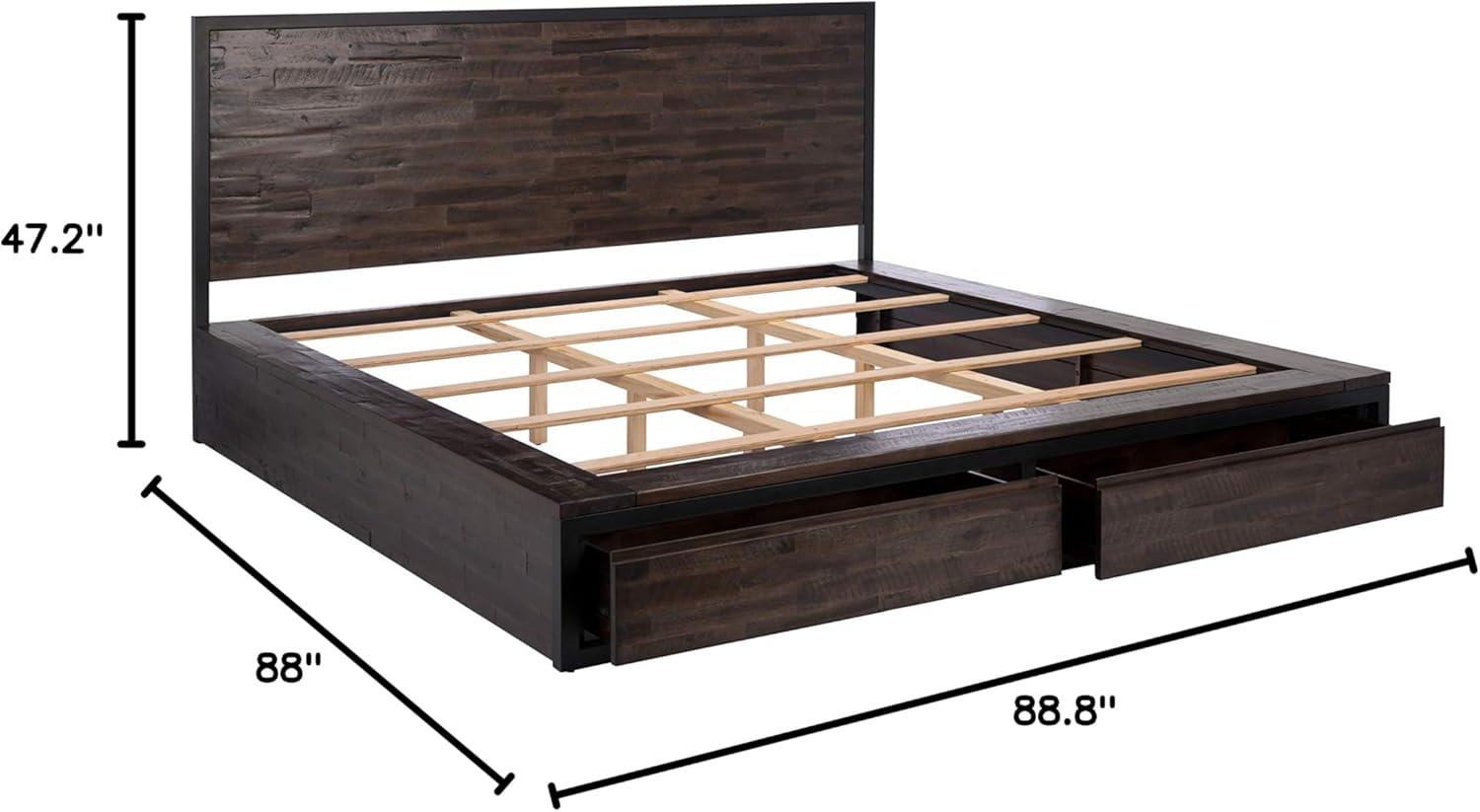 image:imageSAFAVIEH SFV6304AK3BX King Chocolate BrownBlackChocolate BrownBlack