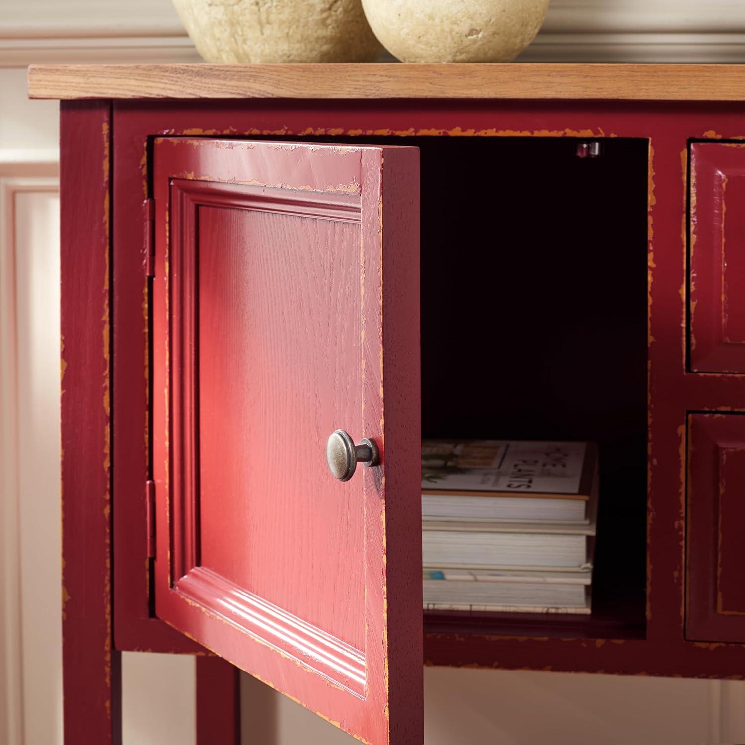 image:imageSafavieh American Homes Collection Charlotte Medium Oak SideboardEgyptian Red Oak