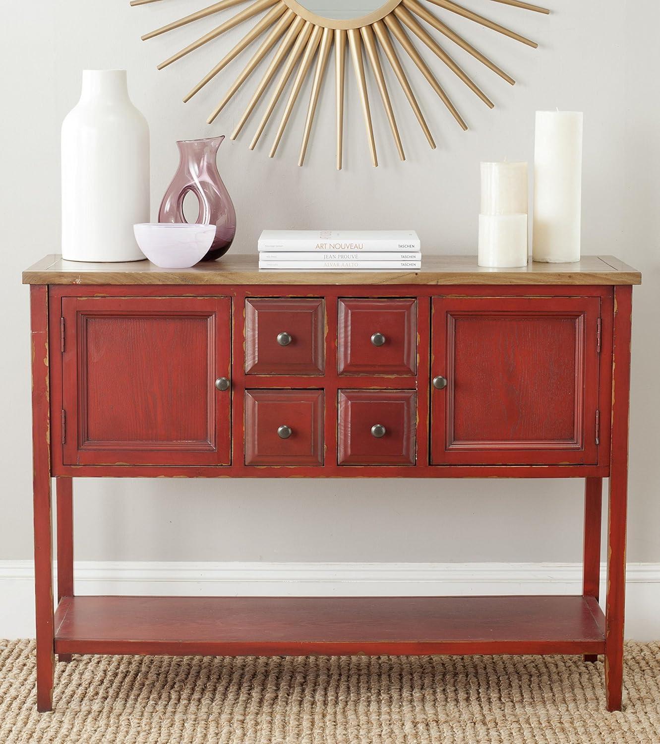 image:imageSafavieh American Homes Collection Charlotte Medium Oak SideboardQuartz Grey Oak