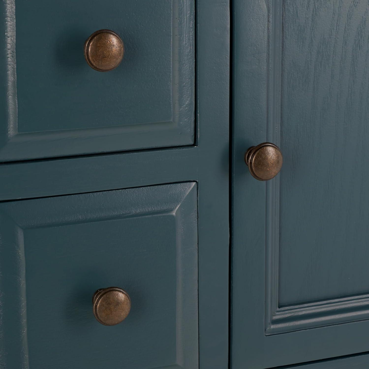 image:imageSafavieh American Homes Collection Charlotte Medium Oak SideboardTeal