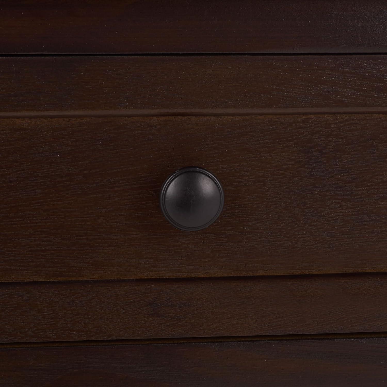 image:imageSafavieh American Homes Collection Damien Vintage Grey 3 Drawer Storage UnitDark Chocolate