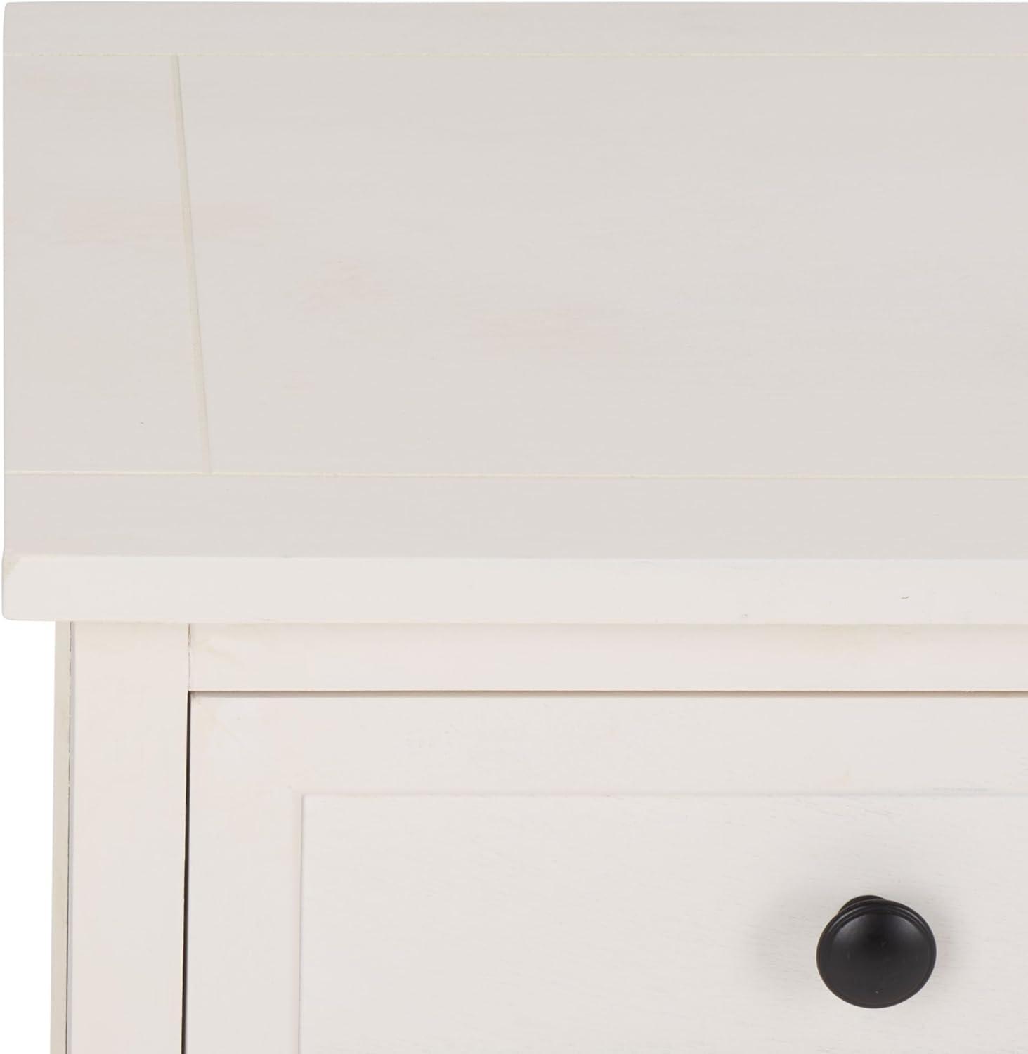 image:imageSafavieh American Homes Collection Damien Vintage Grey 3 Drawer Storage UnitIvory