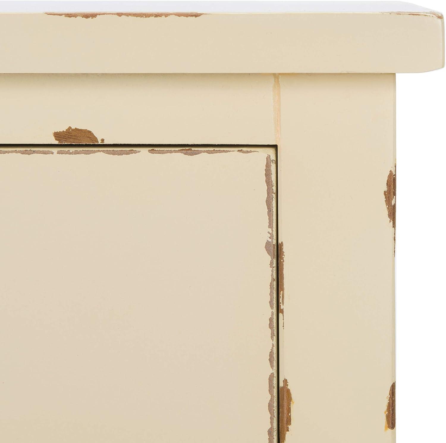 image:imageSafavieh American Homes Collection Maxine Vintage Cream Accent TableVanillaVanilla