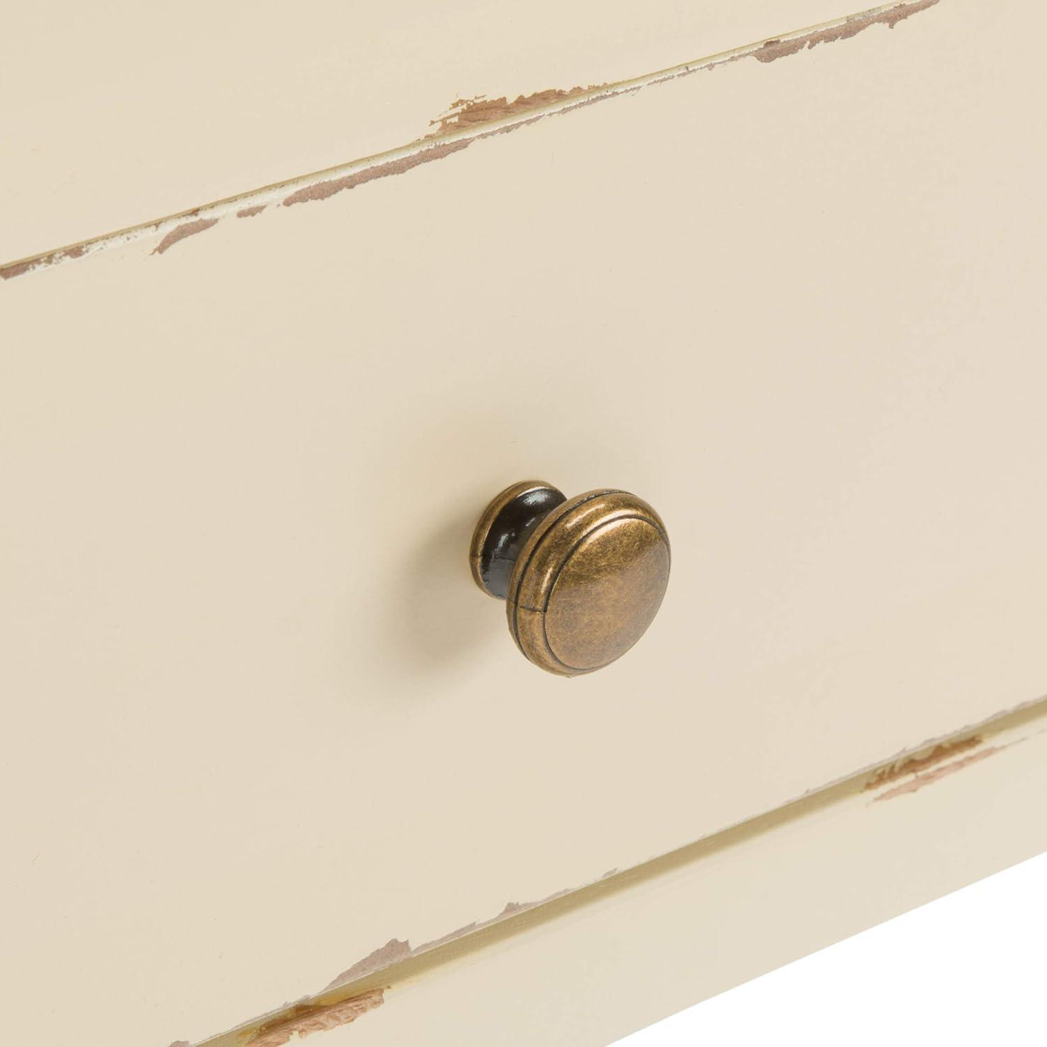 image:imageSafavieh American Homes Collection Maxine Vintage Cream Accent TableVanillaVanilla